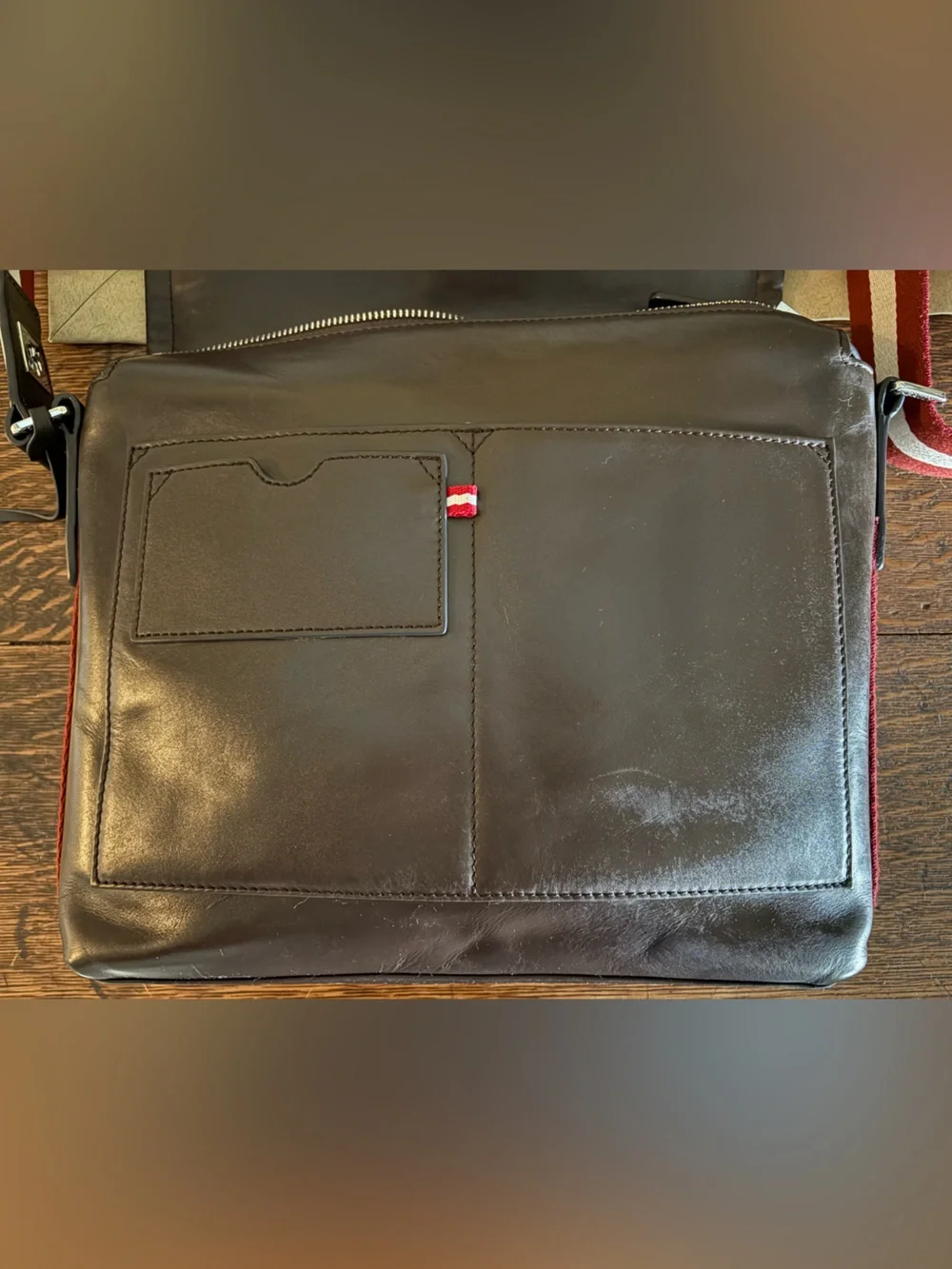 Bally Switzerland Vintage Trainspotter Messenger Bag